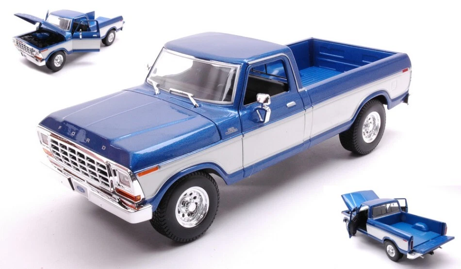 Maisto FORD F-150 PICK-UP 1979 BLUE 1 18 - MI31462B
