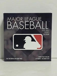 Major league baseball daily calendar 2020 New!! - Picture 1 of 2