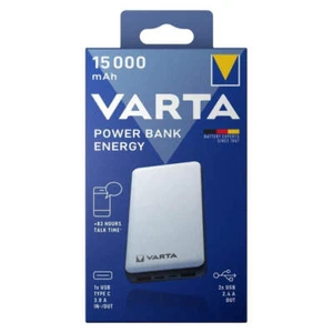 VARTA Power Bank Energy Type 57977 15000Mah Port USB Portable Mémoire Blanc Neuf - Photo 1 sur 8