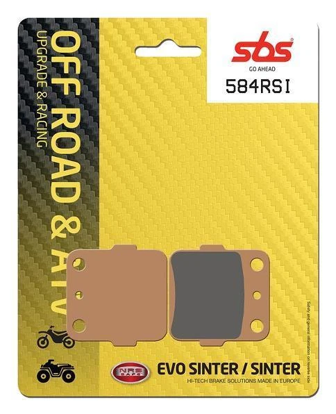 SBS Off Road Front Sintered Brake Pads - 584RSI - HONDA CR 80 R 1986 - 1991 - Image 1 of 1