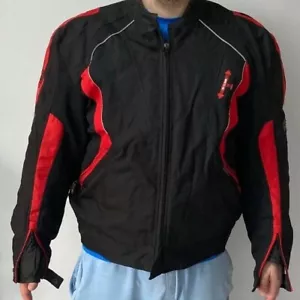 Red & Black Cyclone Motorbike Jacket. Used Good condition 3XL - Picture 1 of 6