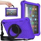 For 8" Amazon Kindle Fire HD 8 Plus Tablet Kids Shockproof Case Cover With Strap