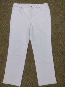 NWT Style & Co Straight Leg 'Liilac Fog' Jean Womens Size 16 P - Picture 1 of 3