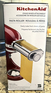 KitchenAid KSMPSA Pasta Sheet Roller Attachment - Silver- New in Box