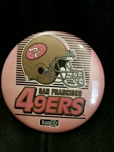 49ers Football Button  3 3/8 inches diameter  - Picture 1 of 1