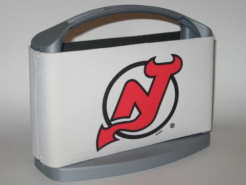 New Jersey Devils 'Cool Six Team Logo 6 Pack Can Cooler w/ Freezer Pack FREE S&H Cover