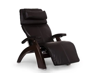 Espresso Premium Leather PC-600 Omni-Motion Human Touch Perfect Chair Recliner D - Picture 1 of 12