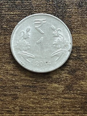 2014 India 1 Rupee Actual Coin TK7911* - Image 1 of 3