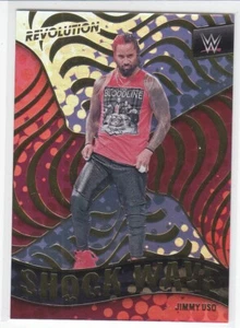 JIMMY USO ( SHOCK WAVE ) ( 2022 WWE * PANINI REVOLUTION * Card 7 ) - Picture 1 of 1