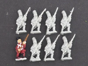 ESSEX MINIATURES 15MM SEVEN YEARS WAR AUSTRIAN PANDOUR X 8. BLUE 138 - Picture 1 of 1