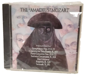 The Amadeus Mozart Audio CD By Wolfgang Amadeus Mozart 1990 CBS Records SEALED! - Picture 1 of 5