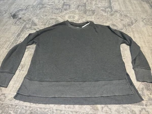 TIME AND TRU Womens Size Large (12/14) Green Long Sleeve Crew Sweat Shirt - Picture 1 of 4