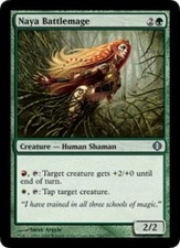 4x Naya Battlemage MTG Shards of Alara NM Magic Regular