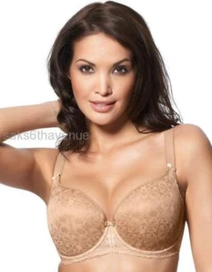 NWT FANTASIE 2222 (4510) Nude RHIANNON (Smoothing) Seamless Plunge T-Shirt Bra - Picture 1 of 4