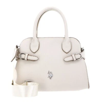 U.S. POLO ASSN. sac à main Melting Double Handle Bag S Cream - Photo 1/4