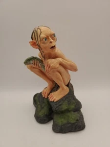 Sideshow Weta Lord Of The Rings Smeagol Gollum Statue Two Towers Fish 7” LOTR - Picture 1 of 12