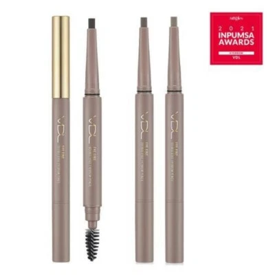 VDL Eye Fine Double Edge Eyebrow Pencil 0.2g 3Colors K-Beauty - Imagem 1 de 2