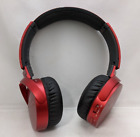 Sony MDR-XB650BT Red Wireless Stereo Headphones Heavy Bass Bluetooth Japan