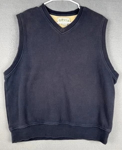 Chaleco Pullover Orvis Para Hombres Grande Azul Cuello en V Talla Grande Preppy Golf Grandpacore - Imagen 1 de 7