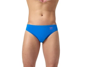 CALZONCILLOS DE NATACIÓN SPEEDO PARA HOMBRE.5 cm AZUL SÓLIDO RESISTENCIA + BAÑADOR NADADORES W25 - Imagen 1 de 8