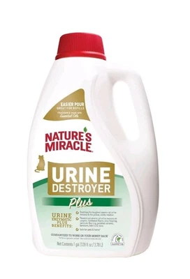 Nature's Miracle Urine Destroyer Plus for Cats, Enzymatic Formula 1 Gallon - Image 1 of 4