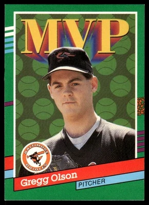 1991 Donruss #393 Gregg Olson Leaf, Inc - Image 1 of 2