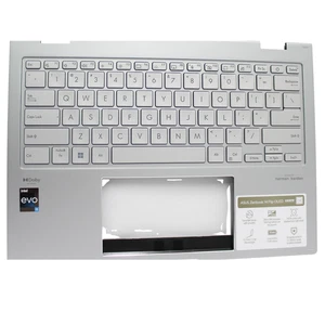 HQ207220AX000ASUS PALMREST TOP COVER W/KB US BL SILVER UP3404VA-DS54T-SGRADE A - Picture 1 of 1