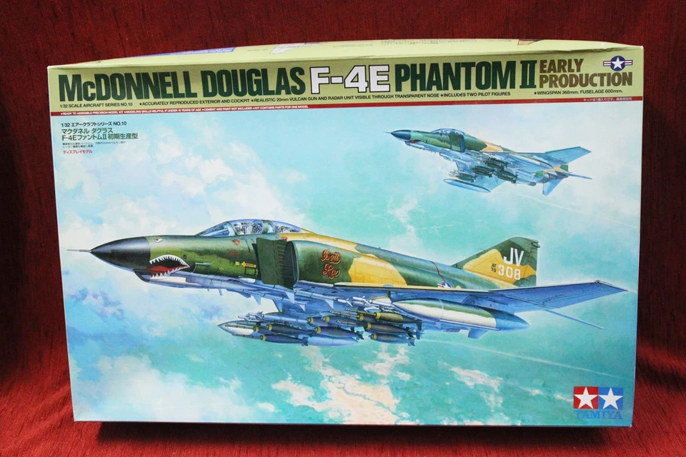 1:32 Modellbausatz Tamiya 60310 Mc Donnell F4E early PHANTOM II OVP - Bild 1 von 1