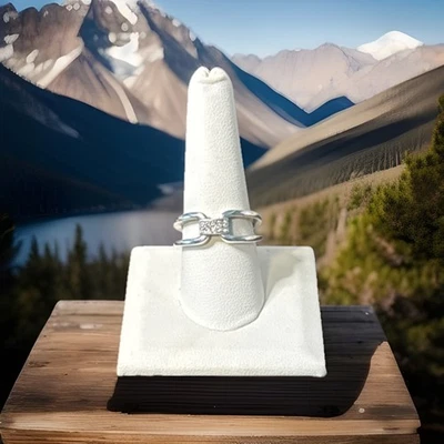 Anillo Brighton Meridian SWING DUET Talla 7 Nuevo con Etiquetas ¡Hallazgo Raro! Lista $68 Foto 1 de 3