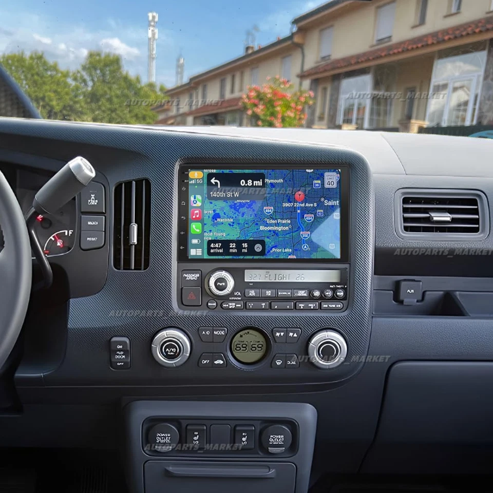 Carplay For Honda Ridgeline 2006-2014 Car Radio Stereo Android 13 GPS Navi WIFI Foto 1 de 4