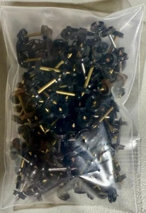 HO SCALE DELRIN WHEELSETS WITH METAL AXLES 100/PACK (MOST ARE WALTHERS) - Picture 1 of 1