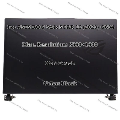 16" Für ASUS ROG Strix SCAR 16 (2023) G634JY QHD+ 240Hz LCD Anzeige Vollständige - Bild 1 von 4