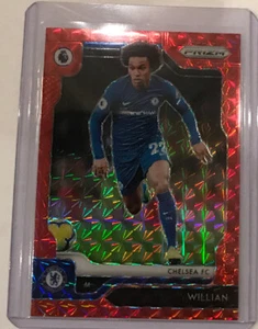 2019-20 Panini PRIZM EPL Premier League WILLIAN Red MOSAIC PRIZM 65/109 Chelsea - Picture 1 of 4