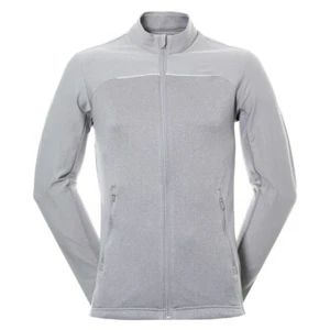 adidas Golf Go To Full Zip Jacket, Grey, NEW - Picture 1 of 2