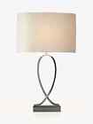 John Lewis New Tom Table Touch Lamp, Chrome RRP £60