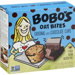 Bobo's Oat Bites Original with Chocolate Chips Gluten Free - Picture 1 of 1