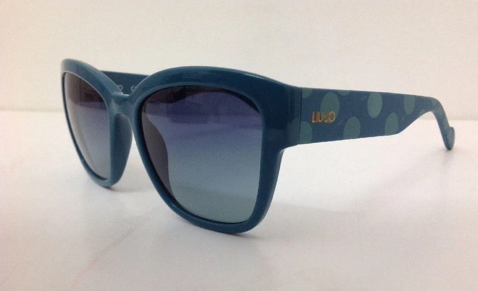 Liu Jo Lunettes de Soleil Modèle 647 Femme Plastique Bleu Vert Mat Pois - Photo 1/4