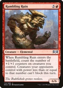 Rumbling Ruin Magic The Gathering Ravnica Allegiance MINT - Picture 1 of 6