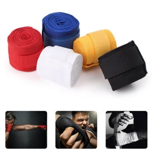 Guanti da boxe Muay Thai MMA taekwondo benda guanti avvolgenti cinturini da polso kickboxing - Foto 1 di 16