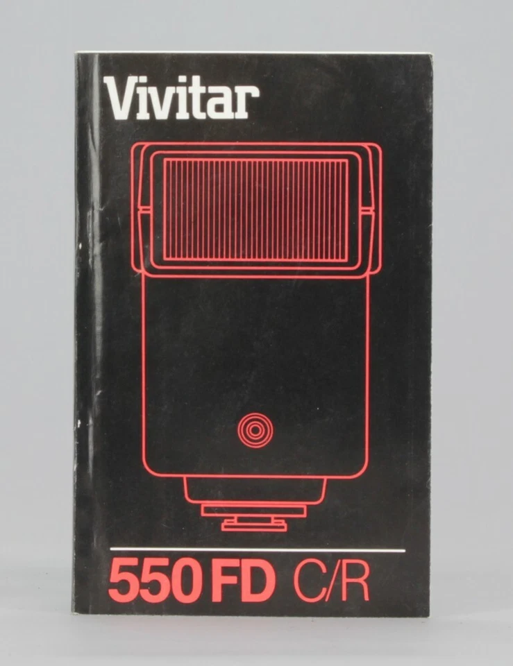 Vivitar 550 C/R  Flash Mode d'emploi d'origine (Réf#R-151) - Image 1 of 1