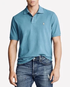 POLO RAPH LAUREN Custom Classic SILM Fit Poloshirt BLAU GRÖSSE XL - Bild 1 von 3