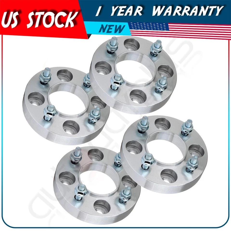 4pcs 1" Atv 4/110 Wheel Spacers 4X110mm 10x1.25 Fits Yamaha Grizzly 350 450 550 - Image 1 of 4