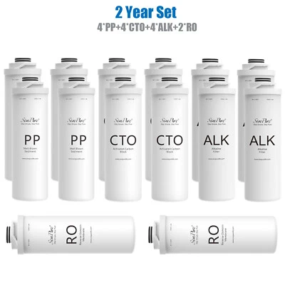 2 Years Set Replacement Water Filter Cartridge For SimPure T1-400ALK T1-400 - Image 1 of 4