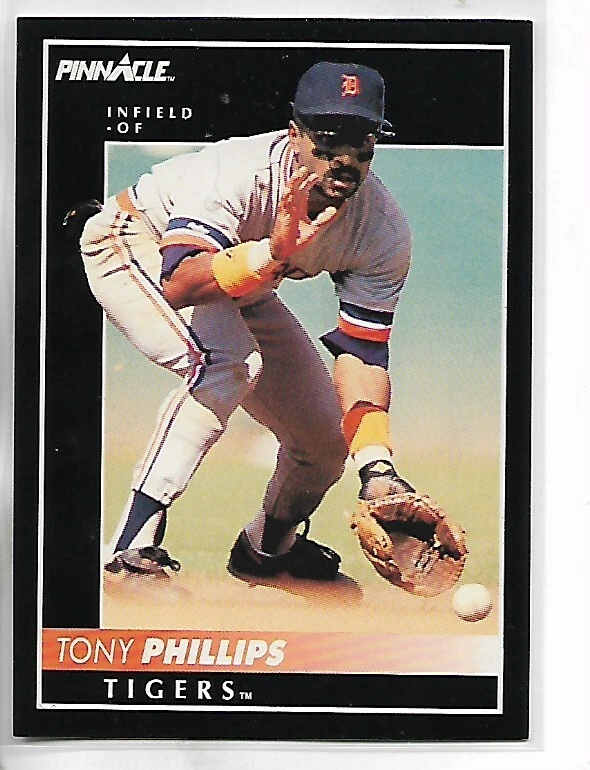 1992 Pinnacle Series 1 Tony Phillips Card # 243 - Image 1 of 1