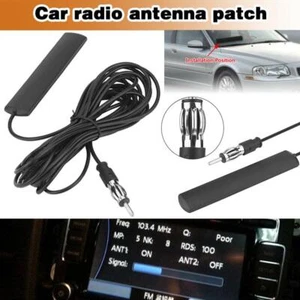 Car AM/FM Radio Hidden Antenna Patch Car Signal Booster Amplifier Aerial UK - Picture 1 of 12