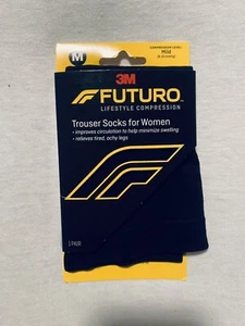 Futuro Trouser Socks For Women, Mild Compression 8-15 mmHg, Size M - Picture 1 of 2