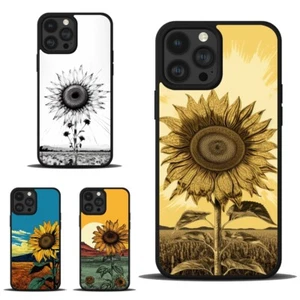 lonely sunflower in meadow Cases For iPhone 6 7 8 11 12 13 14 15 pro max - Picture 1 of 25