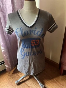 NWT NCAA FLORIDA GATORS SHORT SLEEVED V-NECK SHIRT WOMENS S - Picture 1 of 1
