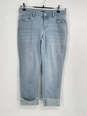 J. Jill Jeans Womens 4P Blue Cropped Authentic Fit Denim Pants Low Rise Ladies - Image 1 of 4