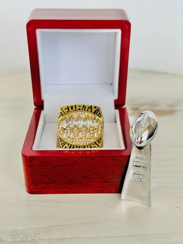 1994 San Francisco 49ers STEVE YOUNG Ring W Box + Trophy, Championship, USA SHIP Cover